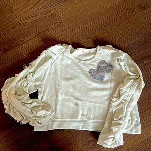 LoveShackFancy (XS) Cropped Sweatshirt